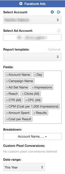 Adveronix nabízí i přednastavené reporty s metrikami.