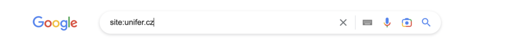 Google operátor site