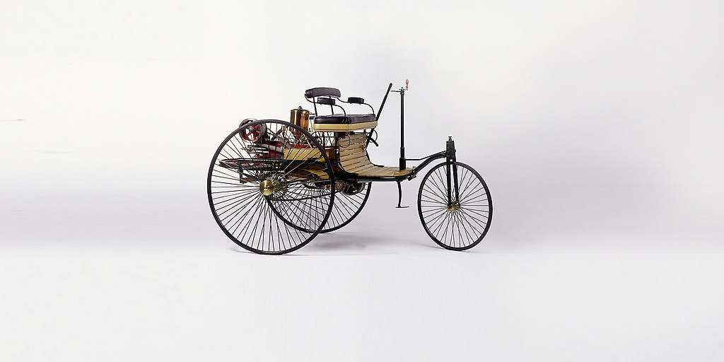 Tříkolka s motorem Mercedes Benz